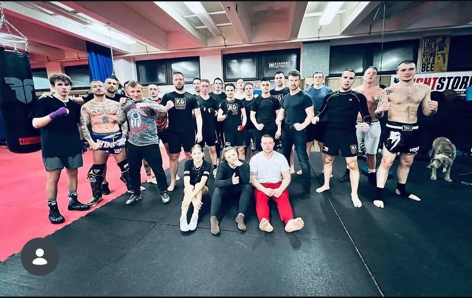 Trénink thajského boxu